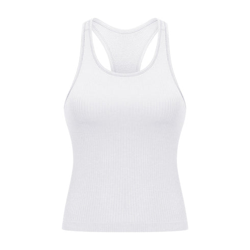 Women's Running Yoga Racerback Tank with Bra Pads