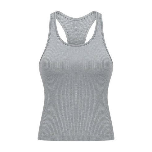 Women's Running Yoga Racerback Tank with Bra Pads