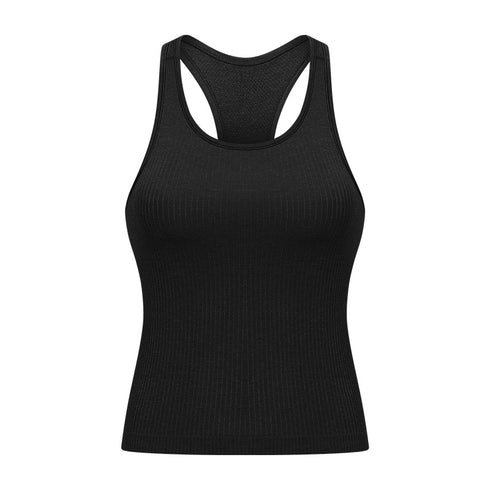 Women's Running Yoga Racerback Tank with Bra Pads