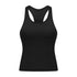 Women's Running Yoga Racerback Tank with Bra Pads