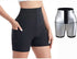 Women's Sauna Thigh Lift High Waist Shorts Shapewear with Pocket
