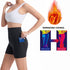 Women's Sauna Thigh Lift High Waist Shorts Shapewear with Pocket