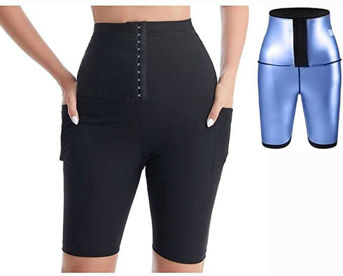 Women's Sauna Tummy Control High Waist Shapewear with Pocket