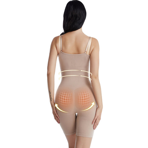 Women's Seamless Full Body Shaper Butt Lifter Fajas Bodysuit
