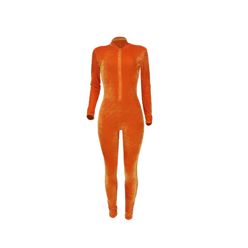 Women's Sexy Casual Jogger Outfit Corduroy Jumpsuit