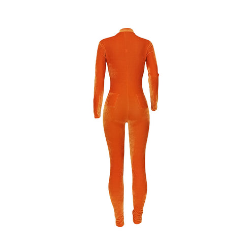 Women's Sexy Casual Jogger Outfit Corduroy Jumpsuit