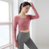 Women's Sexy Criss Cross Back Running Yoga Sweatshirts