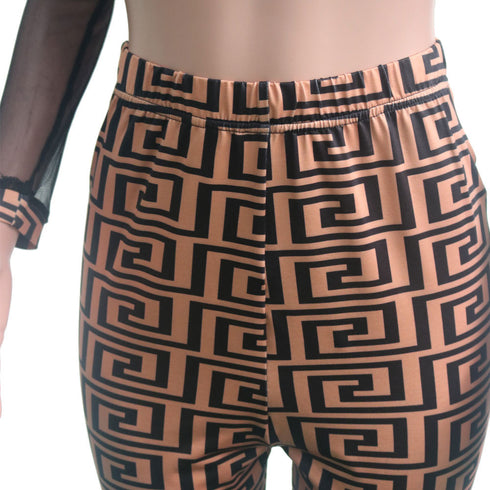 Women's Sexy Crop Tops Pencil Pants Two Piece Outfits