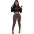 Women's Sexy Crop Tops Pencil Pants Two Piece Outfits