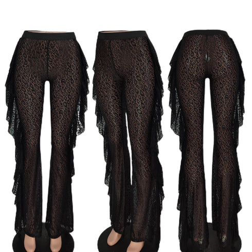 Women's Sexy Fashion Lace Fringe Casual Pants