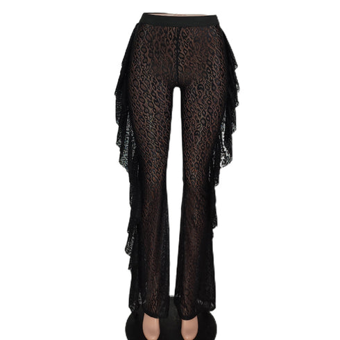 Women's Sexy Fashion Lace Fringe Casual Pants