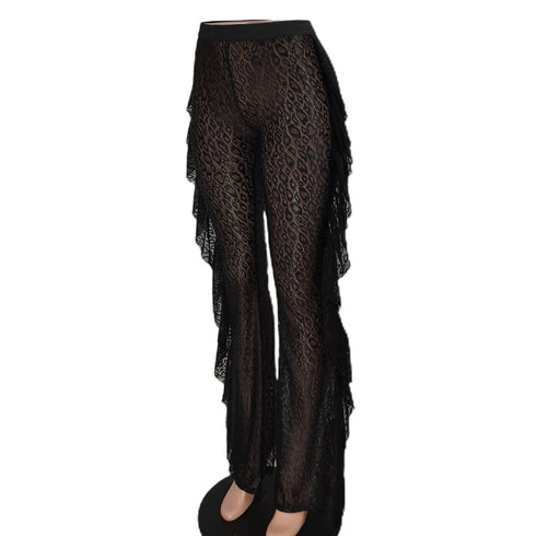 Women's Sexy Fashion Lace Fringe Casual Pants