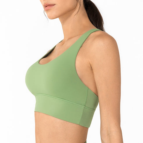 Women's Sexy Fitness Sports Workout Criss Cross Back Bra