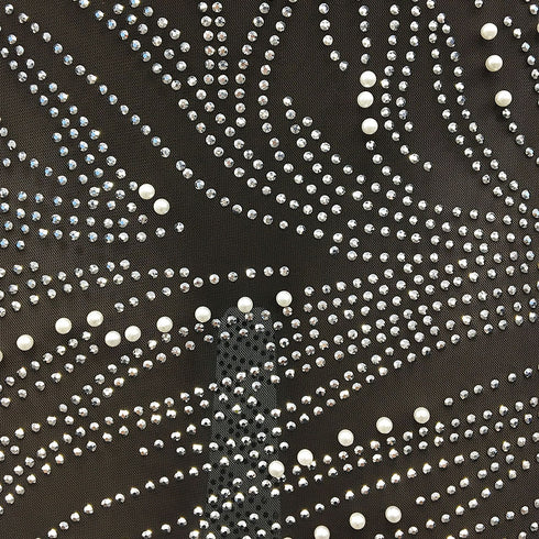 Women's Sexy Fluoroscopy Gauze Long Sleeve Cocktail Dress