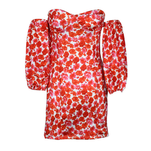 Women's Sexy Halter Off Shoulder Hip Wrap Dress