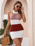 Women's Sexy Hip Wrap Knit Backless Dresses