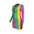 Women's Sexy Hollowed-out Rainbow Print Dresses