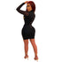 Women's Sexy Long Sleeve Bodycon Party Cocktail Dresses