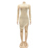 Women's Sexy Long Sleeve Cocktail Fringed Dresses
