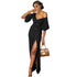 Women's Glitter Cut Out Bodycon Flowy Maxi Long Dresses
