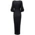 Women's Glitter Cut Out Bodycon Flowy Maxi Long Dresses