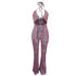 Women's Sexy Print Slim-fitting Strap Jumpsuits