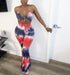 Women's Sexy Print Slim-fitting Strap Jumpsuits