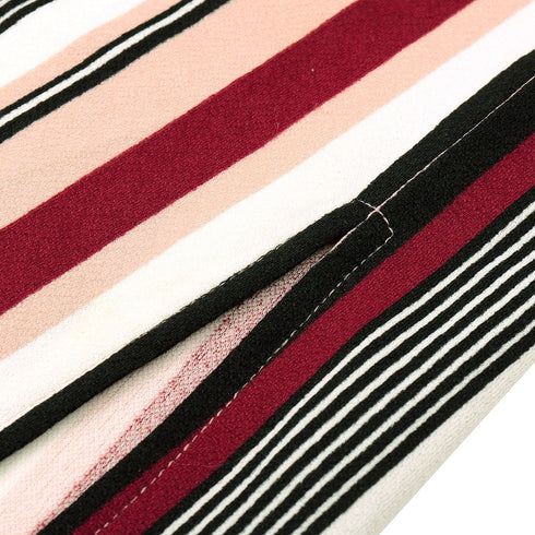 Women's Sexy Stripes Hip Wrap Breast Wrap Long Dress