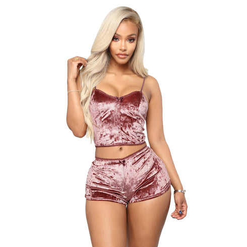 Women's Sexy Vest Shorts Night Out Two Piece Outfits