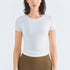 Women's Side Waisted Plicated Sport Yoga T-Shirts