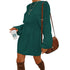 Women's Simple Breathable Long Sleeves Knitted Dress