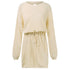 Women's Simple Breathable Long Sleeves Knitted Dress
