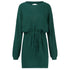 Women's Simple Breathable Long Sleeves Knitted Dress