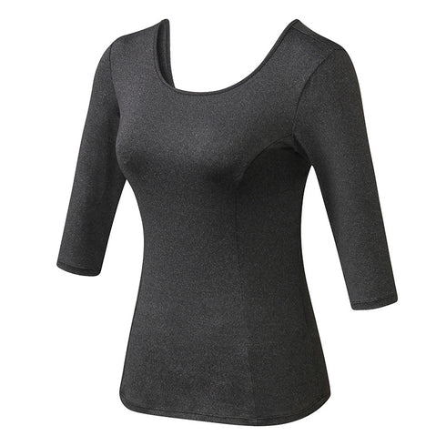 Women's Skinny Fitness Quick Dry Sport Shirt Sweatshirts