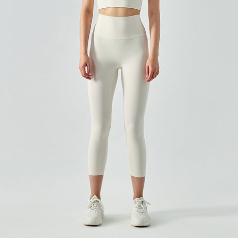 Women's Skinny Hi-Waist Hip Lift Pants Capri Fitness Leggings