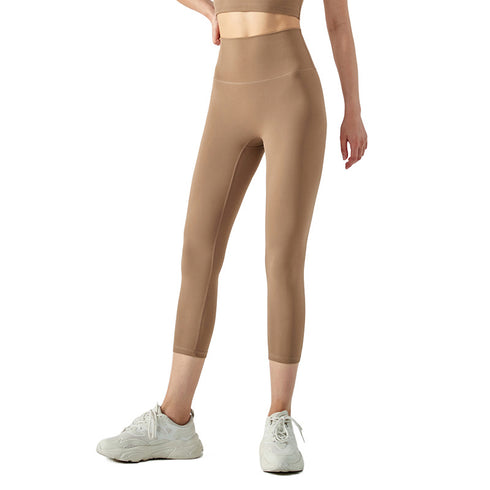 Women's Skinny Hi-Waist Hip Lift Pants Capri Fitness Leggings