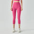 Women's Skinny Hi-Waist Hip Lift Pants Capri Fitness Leggings