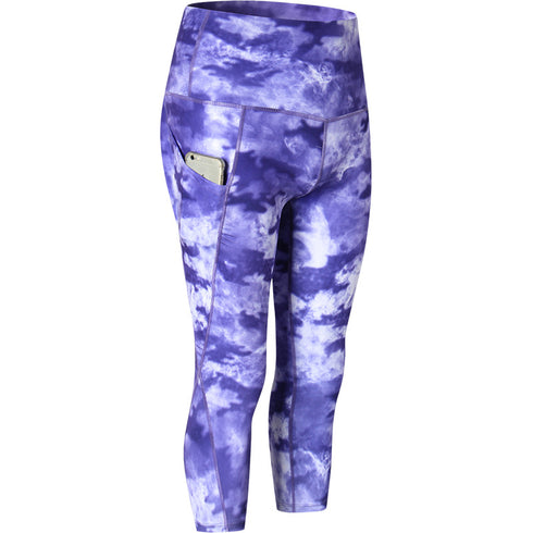 Women's Skinny High Waist Capri Pants Fitness Workout