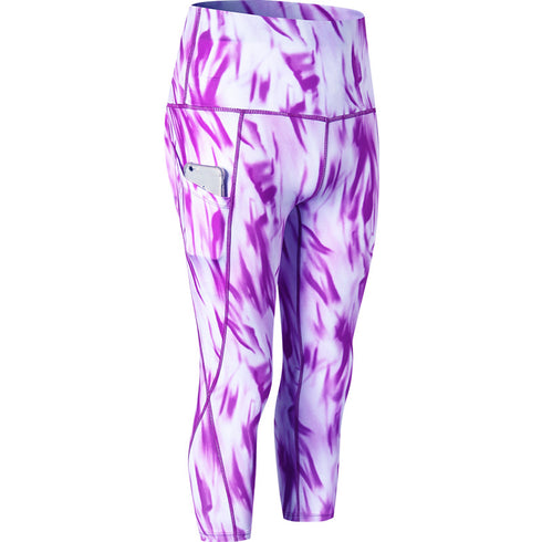 Women's Skinny High Waist Capri Pants Fitness Workout