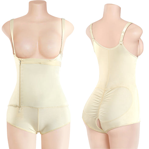 Women's Skinny Seamless Open Bust Tummy Control Body Shaper