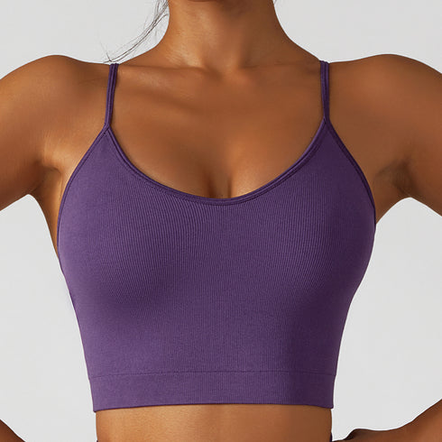 Women's Skinny Sports Tops Bra Women's Yoga Tank