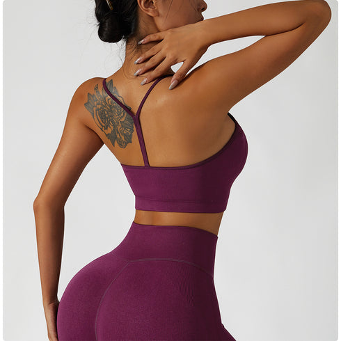 Women's Skinny Sports Tops Bra Women's Yoga Tank