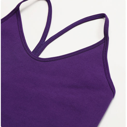 Women's Skinny Sports Tops Bra Women's Yoga Tank