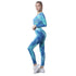 Women's Skinny Tie-dye Running Yoga Activewear Sets