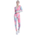 Women's Skinny Tie-dye Running Yoga Activewear Sets