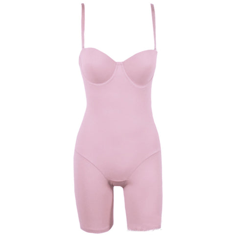 Women's Sleeveless Built-in Bra Thigh Lift Postpartum Body Shaper