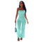 Women's Sleeveless High Waist Wide Leg Jumpsuits