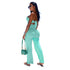 Women's Sleeveless High Waist Wide Leg Jumpsuits