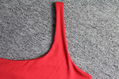 Women's Sleeveless Spaghetti Strap Crop Short Vests