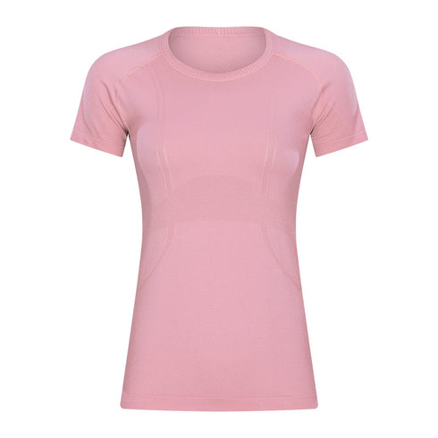 Women's Slim Breathable Yoga Round Neck T-Shirt